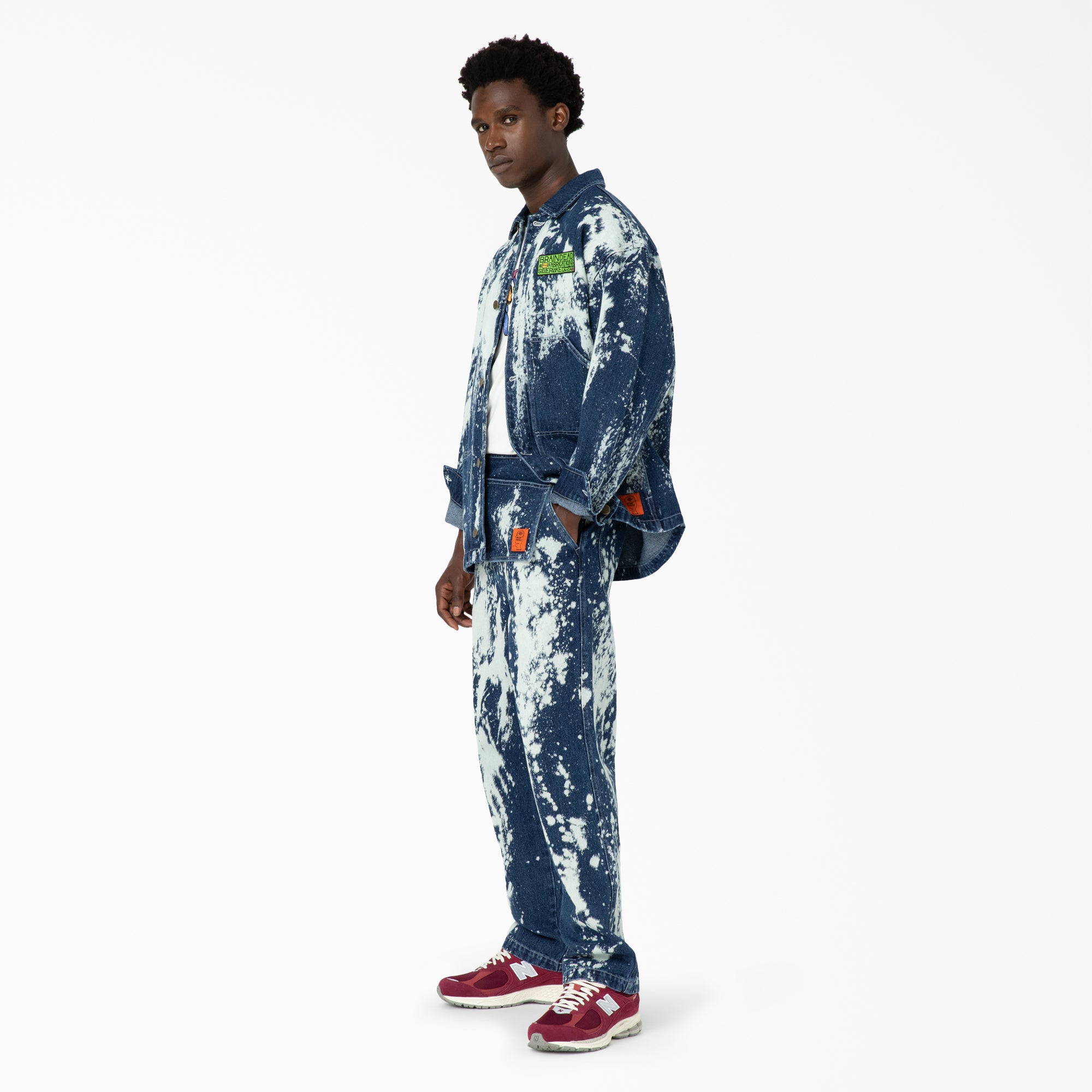 Brain Dead Bleached Denim Jacket | Dickies US