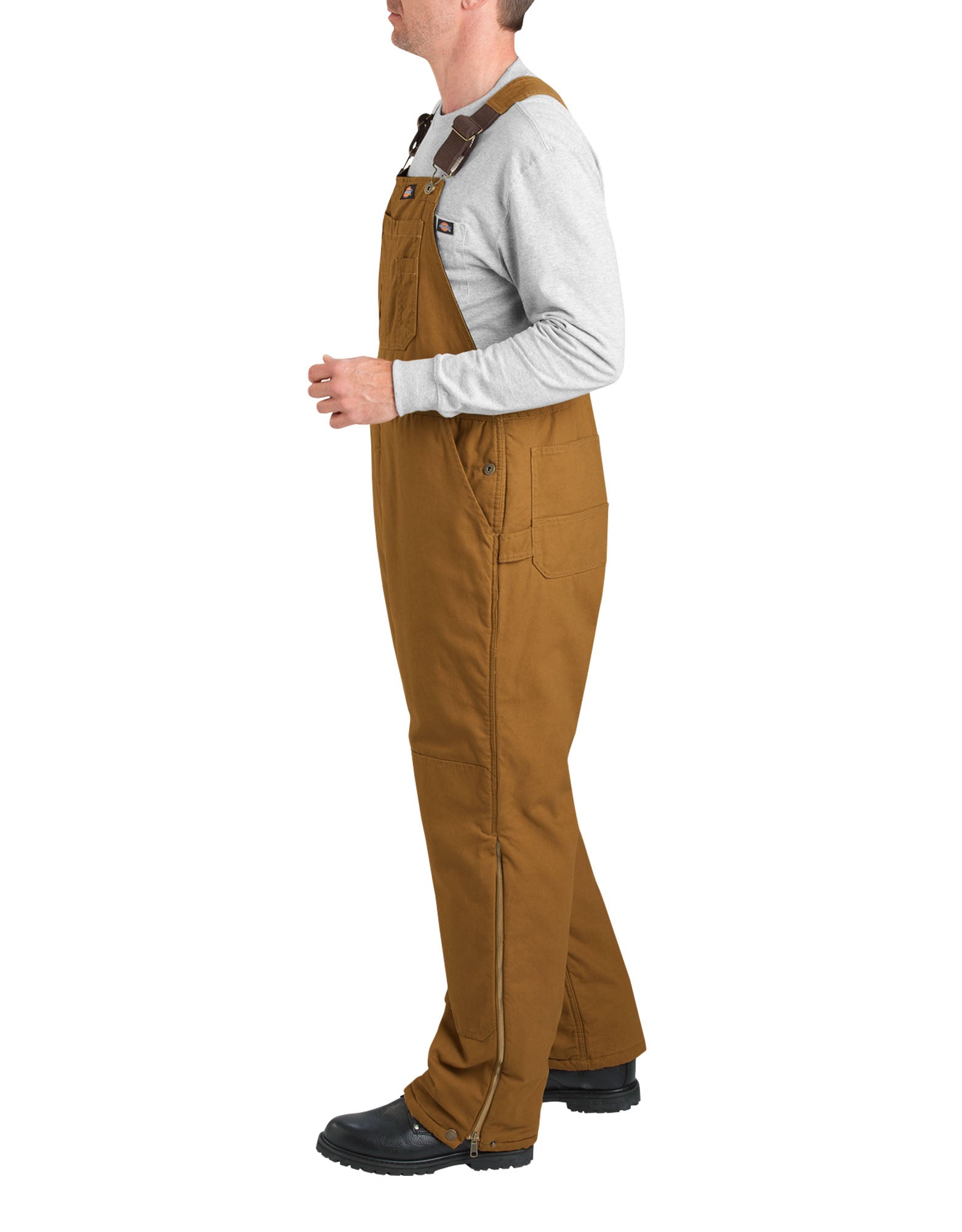 Sanded Duck Insulated Bib Overalls | Dickies CA