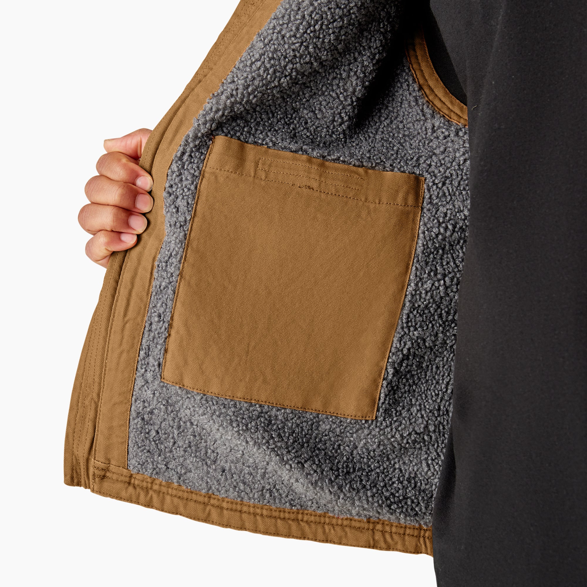 Duck Canvas High Pile Fleece Lined Vest | Dickies US