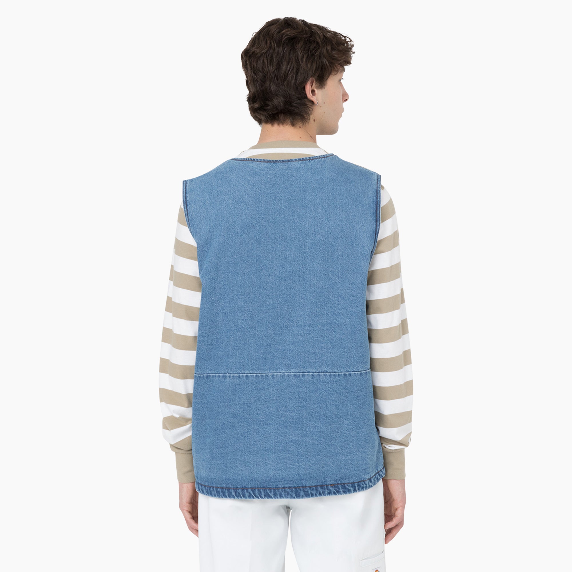 Denim Zip Front Vest | Dickies US