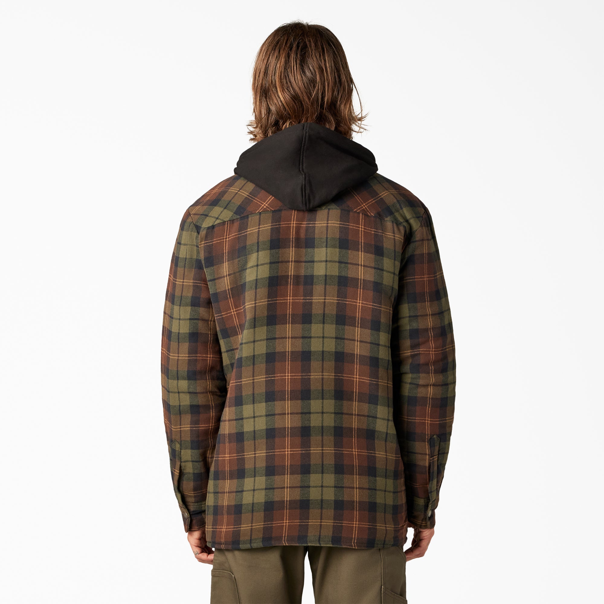 Flannel Hooded Shirt Jacket | Dickies CA