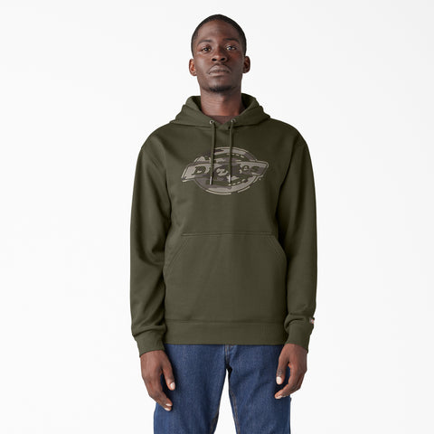 Water Repellent Camo Logo Hoodie | Dickies US