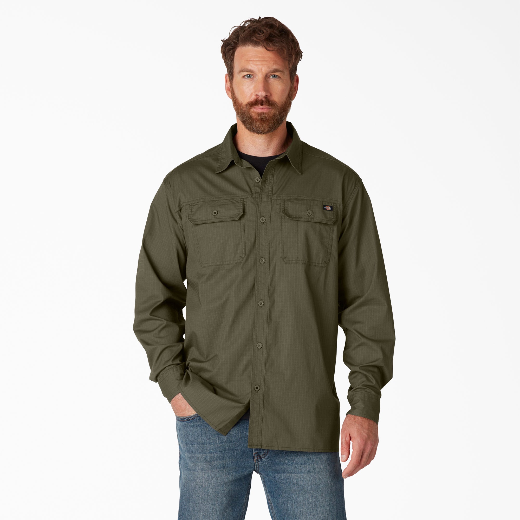 FLEX Ripstop Long Sleeve Shirt | Dickies US