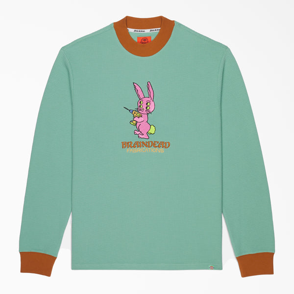 【未使用品】 K2 BRAIN DEAD INTUITION インナー Brain Dead Embroidered Waffle Knit Sweater | Dickies US