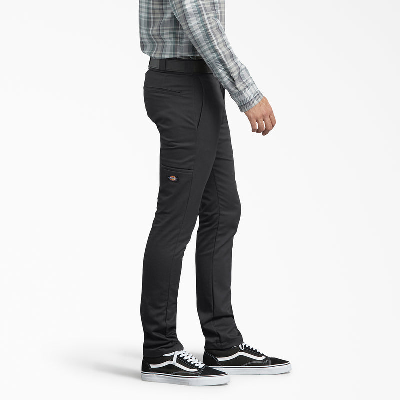 dickies black dress pants Genuine Men's Slim Fit Low Rise Straight-Leg Flat Front Pant lasting and wrinkle Dickies Men's FLEX Skinny Fit