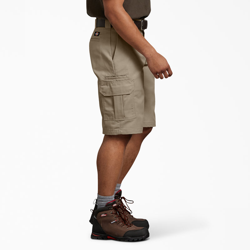 cargo dress shorts Cubavera Men's 8" Drawstring Cargo Shorts in Island Fossil, Size Small, Linen Blend