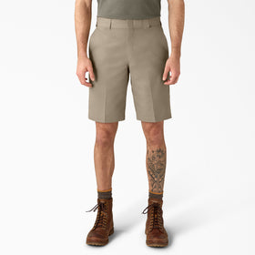 FLEX Relaxed Fit Work Shorts, 11" - Desert Sand (DS) / 30