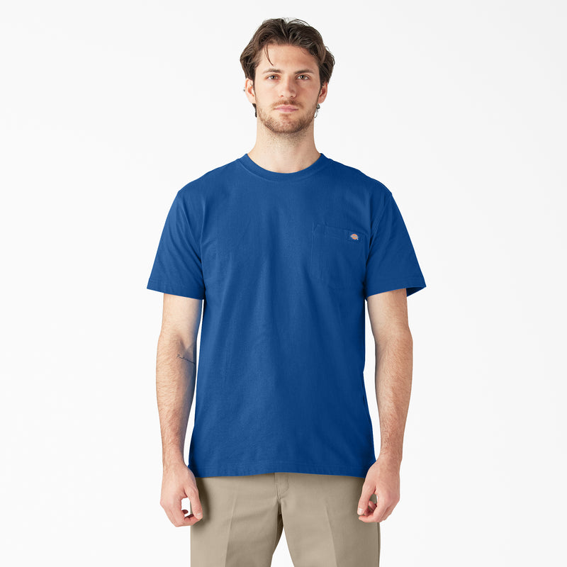 Dickies T-Shirt Décontracté Manches Courtes Avec Poche Homme - 100% Coton