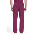 Men's Dynamix Zip Fly Cargo Scrub Pant - Wine - 2