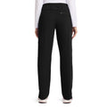 Women's Dynamix Mid Rise Straight Leg Drawstring Scrub Pant - Black - 2