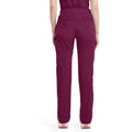 Women's Balance Mid Rise Tapered Leg Pull-On Scrub Pant - Wine - 2