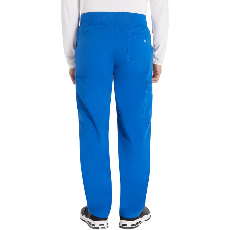 Men's Balance Mid Rise Zip Fly Straight Leg Scrub Pant - Royal - 2