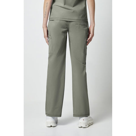 Women's Forge Straight Leg Scrub Cargo - Moonstone - 2