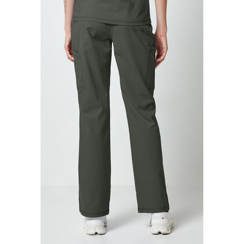 Women's Forge Straight Leg Scrub Cargo - Olive - 2