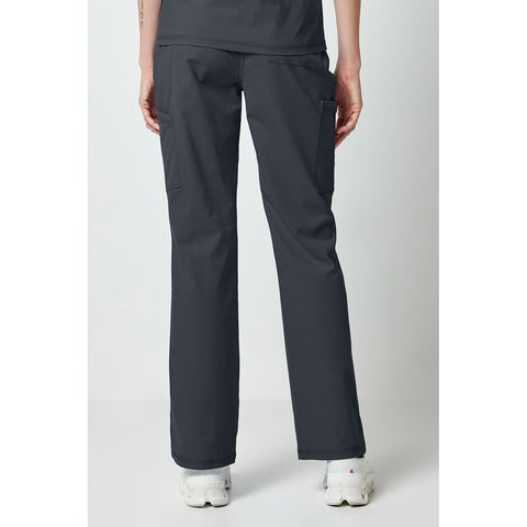 Women's Forge Straight Leg Scrub Cargo - Pewter - 2