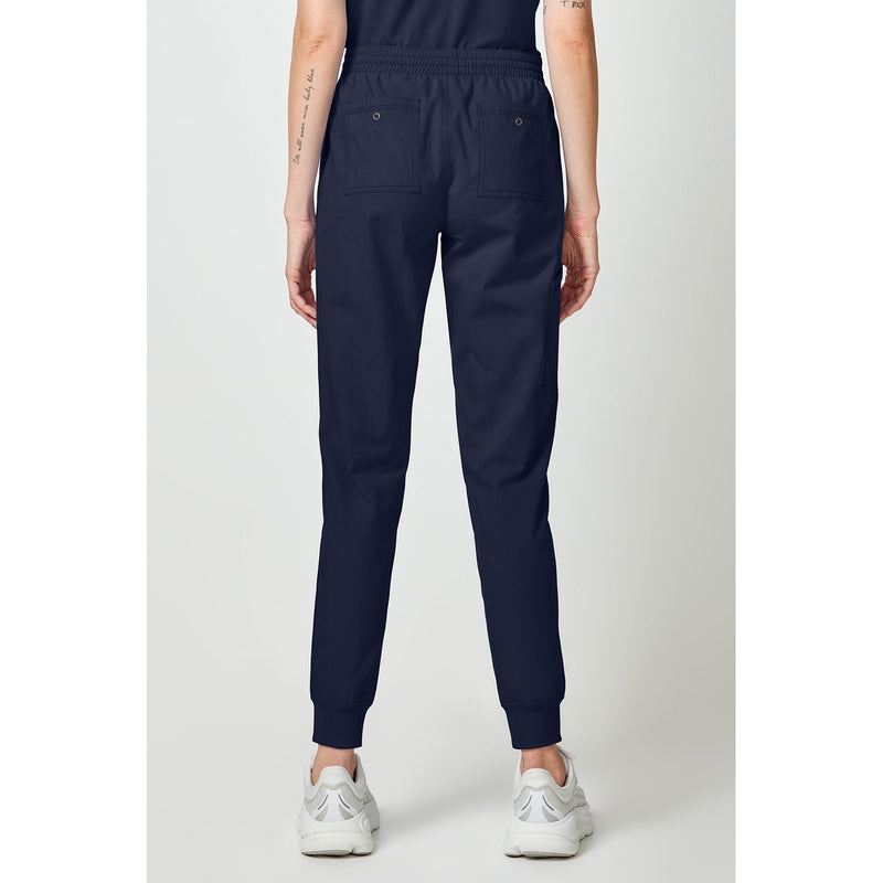 Women's Forge Mide Rise Cargo Scrub Jogger - Navy - 2