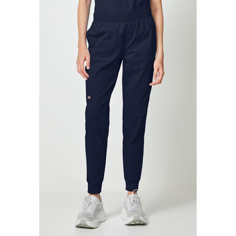 Women's Forge Mide Rise Cargo Scrub Jogger - Navy - 1