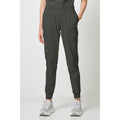 Women's Forge Mide Rise Cargo Scrub Jogger - Olive - 1