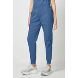 Women's Forge Mide Rise Cargo Scrub Jogger - Vintage Blue - 1
