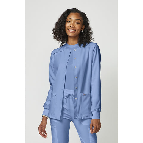 DK EDS ESSENTIALS Snap Front Warm-up Jacket