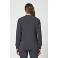 Women's EDS Essentials Snap Front Warm-Up Scrub Jacket - Pewter - 2