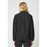 Women's Forge Snap Front Scrub Jacket - Black - 2