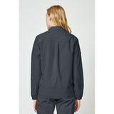 Women's Forge Snap Front Scrub Jacket - Pewter - 2