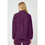 Women's Forge Snap Front Scrub Jacket - Wine - 2