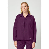 Women's Forge Snap Front Scrub Jacket - Wine - 1