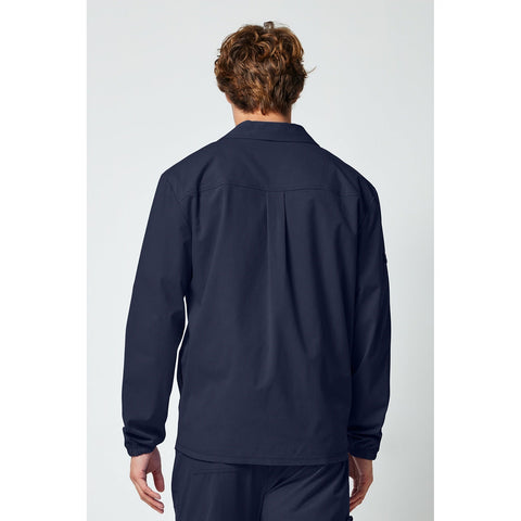 Men's Forge Snap Front Scrub Jacket - Navy - 2