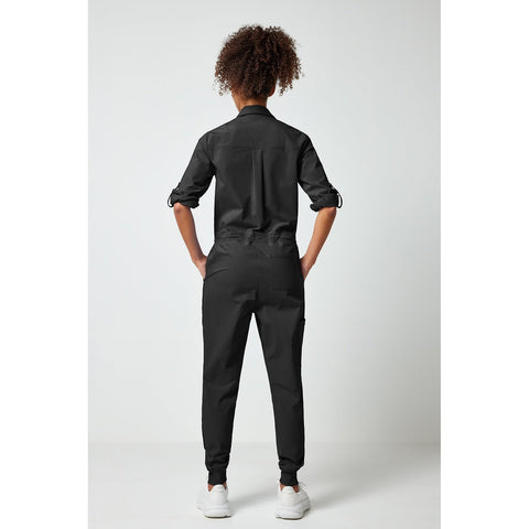 Women's Forge Scrub Jumpsuit - Black - 2