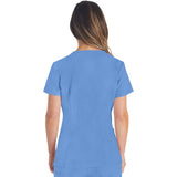 Women's EDS Essentials V-Neck Scrub Top - Ciel - 2