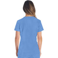 Women's EDS Essentials V-Neck Scrub Top - Ciel - 2