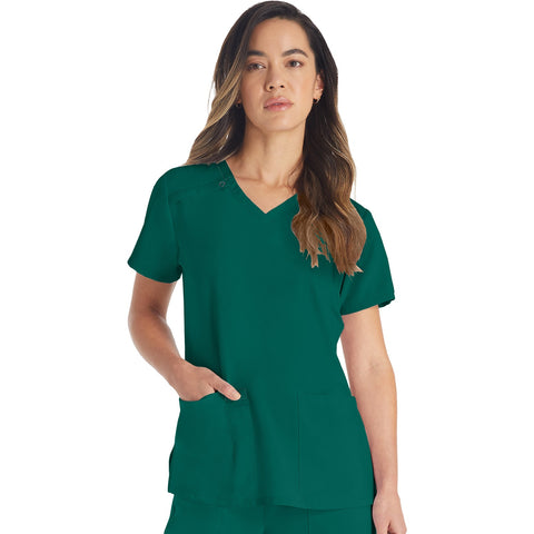 DK EDS ESSENTIALS V-Neck Top
