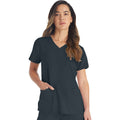 Women's EDS Essentials V-Neck Scrub Top - Pewter - 1