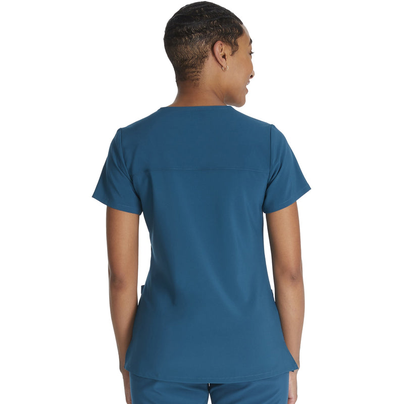 DK EDS ESSENTIALS Mock Wrap Top