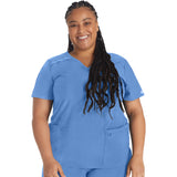 DK EDS ESSENTIALS Mock Wrap Top