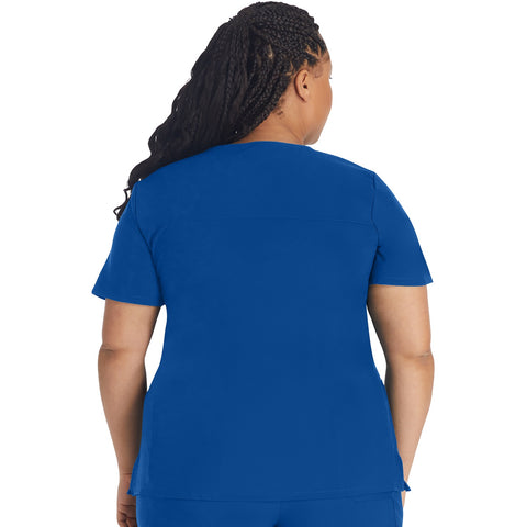 DK EDS ESSENTIALS Mock Wrap Top