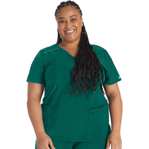 DK EDS ESSENTIALS Mock Wrap Top