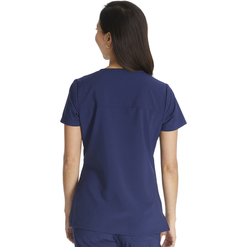 DK EDS ESSENTIALS Mock Wrap Top
