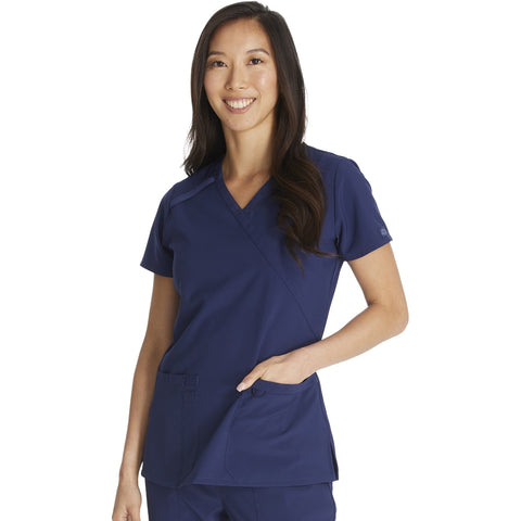 DK EDS ESSENTIALS Mock Wrap Top