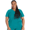 DK EDS ESSENTIALS Mock Wrap Top