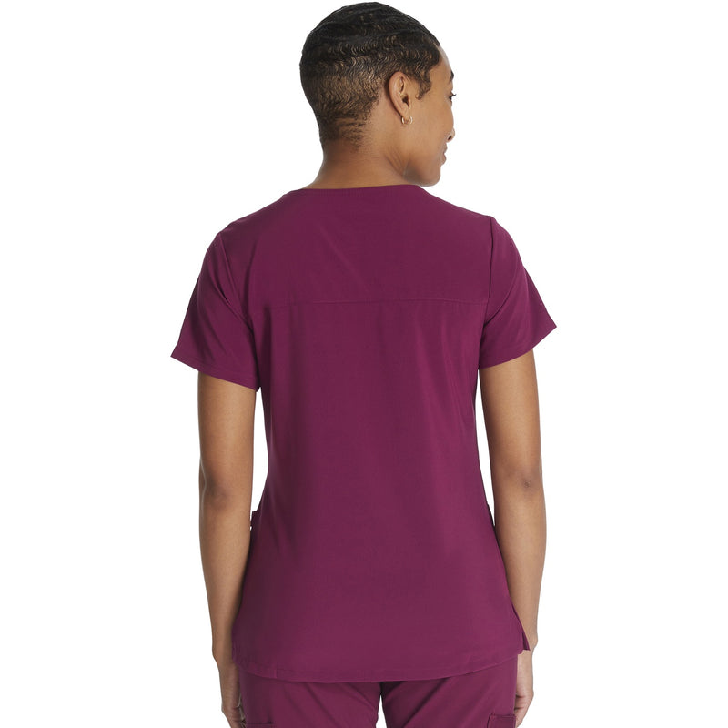 DK EDS ESSENTIALS Mock Wrap Top