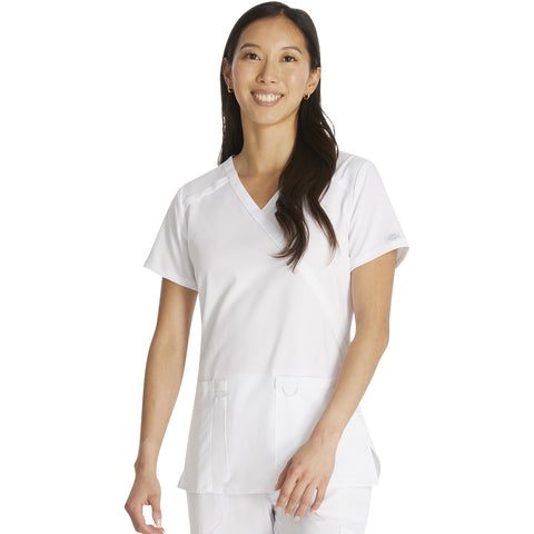 DK EDS ESSENTIALS Mock Wrap Top