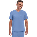 Men's EDS Essentials Tuckable V-Neck Scrub Top - Ciel - 1