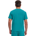 Men's EDS Essentials Tuckable V-Neck Scrub Top - Teal Blue - 2