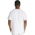 Men's EDS Essentials V-Neck Scrub Top - White - 2