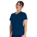 DK BALANCE Notched V-Neck Top