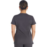 DK BALANCE Notched V-Neck Top
