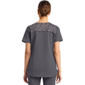 Women's Dynamix V-Neck Scrub Top - Pewter - 2